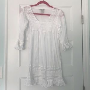 Swim cover up white size S